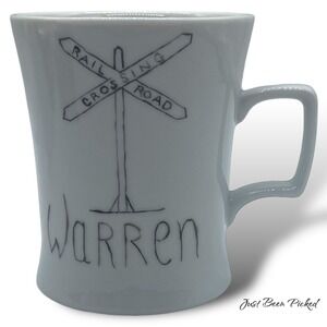 Warren Crossing Railroad Railway Mug Transportation Advertising